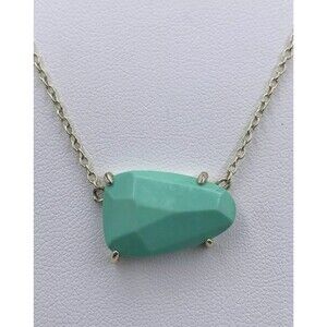 KENDRA SCOTT Isla 14k Gold Plated Magnesite Pendant Necklace